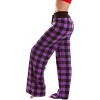 Just Love Womens Wide Leg Casual Comfy Flowy Loose Stretch - Palazzo Pajama Pants PJs - 2 of 3