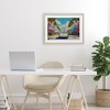 Stupell Industries Classic Car in Tropical Town Framed Print Under Glass Art, Brown, 20" x 14" - 3 of 4