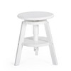 Guidecraft Adjustable Drafting Wooden Stool- Drafting Chair for Kids, 16in-18in | Toddler Swivel Stool for Kids' Art Studio, Classroom Seating - 3 of 4