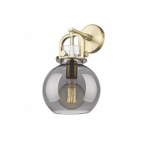 Newton Sphere - 1 Light Wall Sconce-14 Inches Tall and 8 Inches Wide - 1 of 2