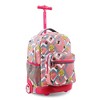JWorld Sunrise Kids' 18" Rolling Backpack - Basketbally - 2 of 4