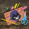 Teen Titans Go! Raven Makeup Cosmetic Bag Organizer Pouch - 2 of 4