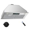 Tylza 30 in. 900 CFM Convertible Ductless Insert Range Hood in Stainless Steel - 2 of 4
