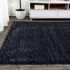JONATHAN Y Groovy Contemporary Glam Solid Shag Area Rug - 3 of 4