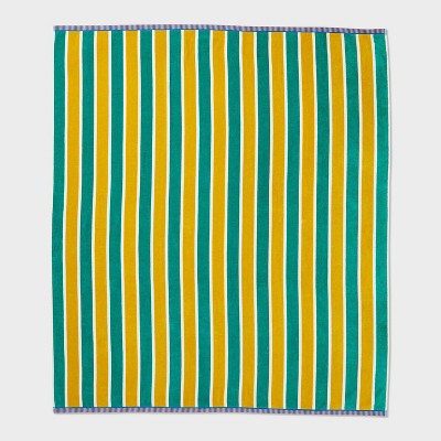 Jumbo Beach Towel Yellow/Green/Pink - Threshold&#8482;