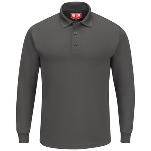 Red Kap Men's Long Sleeve Performance Knit Polo - 1 of 1