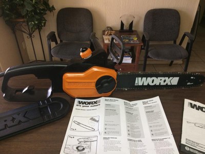 WORX WG305 8 Amp 14 Electric Chainsaw Black WG305 - Best Buy