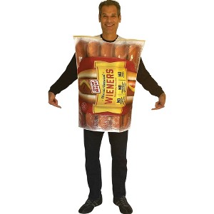 Imposta Costumes Adult Oscar Mayer Wiener Package Costume Bodysuit One Size - 1 of 2
