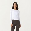 Anna-Kaci Active Women’s Long Sleeve Active Top with Layered Strap Detail Slim Contoured Fit and Modern Minimal Silhouette - 2 of 4