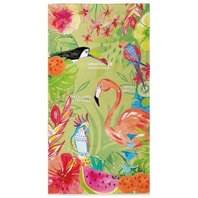 Laural Home Tutti Fruity Stay Wild Beach Towel - Multicolored