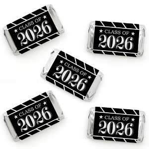 Big Dot of Happiness Graduation Cheers - Mini Candy Bar Wrapper Stickers - 2026 Graduation Party Small Favors - 40 Count - 1 of 4