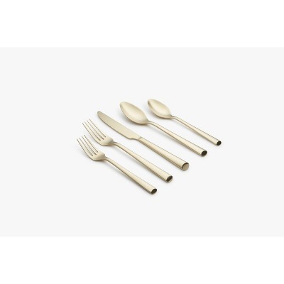 20pc Gilda Champagne Satin Flatware Set - Cambridge Silversmiths