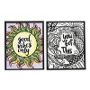 S&S Worldwide Think Positive Velvet Art Posters Pk24 - 4 of 4