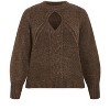 CITY CHIC | Women's Plus Size  Ivy Jumper - walnut - 18W - 4 of 4