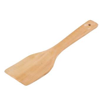 Unique Bargains Wood Kitchen Flat Cooking Spatula Rice Spoon Paddle Ladle 1 Pc