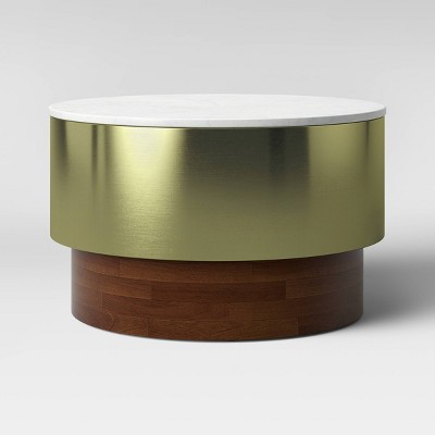 brass coffee table target