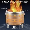 Coucheta Smokeless Outdoor Fire Pit (Air Switch) - 360° Uniform Heating, Ash Pan Included | Portable Stainless Steel Firepit - 4 of 4
