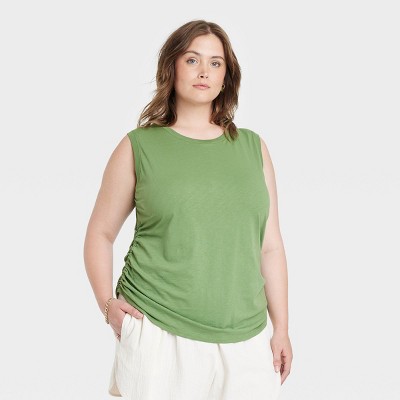 Women's Ruched Tank Top - Universal Thread™