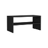 Vynxaria Shoe Rack 13.7" H, with 2 Shelves, Black - 4 of 4