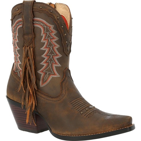 Women s Durango Bootie Western Boot DRD0430 Roasted Pecan Size 11