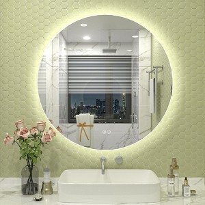 Apmir Super Bright Back LED Lighted Anti-Fog Round/Oval Wall Mirror with Tempered Glass & 3-Year Warranty - 1 of 4