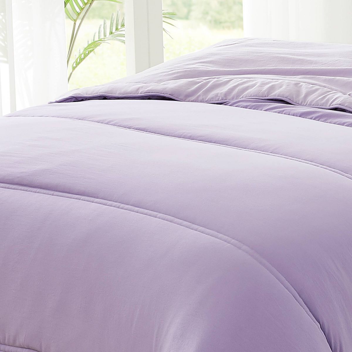 Lush Decor Full/Queen Oslo Bed Blankets Lavender 3pc set - thumbnail 5