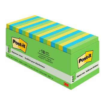 Post-it Notes Large Notes Feint Ruled Pad of 100 Sheets 102x152mm Rainbow  Colour Pack 6 - Hunt Office Ireland