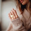Ross-Simons Mother-Of-Pearl Oval Ring in 18kt Gold Over Sterling - 2 of 4