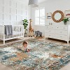Modern Abstract Area Rug – Soft, Non-Slip, Washable Carpet for Living Room, Bedroom, Dining Room - 2 of 4