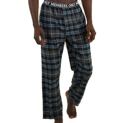 Members Only Sleep Pant for Men with Two Side Pockets - Soft & Breathable Flannel Fabric Loungwear
