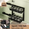 Under Sink Organiser 2 Tier - Metal Pull Out Storage with Adjustable Height, No Drill Upgrade Suction Cups for Kitchen/Bathroom Cupboard - 2 of 4