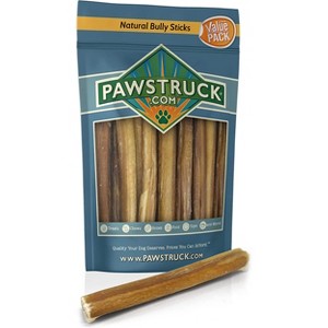 Pawstruck All-Natural Bully Sticks for Dogs & Puppies - Rawhide Free Single Ingredient Dental Chew Treat - Varying Sizes - 1 of 4