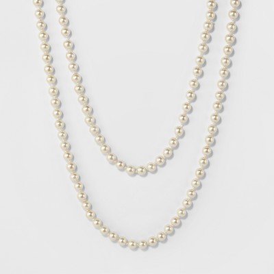 long real pearl necklace