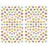 Wrapables 200+ Smile Nail Stickers Nail Art Smile Nail Decals Children's Nail Stickers - 2 of 3