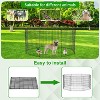 FDW Dog Playpen Dog Pen 24/30/36/42/48in Puppy Playpen with Door Entry Foldable Exercise Pen for Indoor Outdoor Use - 2 of 4
