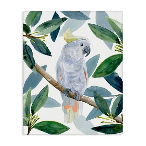 Stupell Industries Tropical Cockatoo Bird Greenery Branches - 1 of 4
