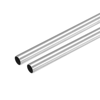 Unique Bargains 304 Stainless Steel Corrosion Resistant Round Industry Tube 2 Pcs