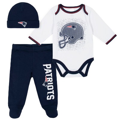 Nfl New England Patriots Infant Boys' Zip-up Blanket Sleeper - 12m : Target