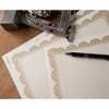 Best Paper Greetings 96 Pack Brown Foiled Blank Certificate Sheets, 2024 Graduation Diploma Award Papers for Printer, 8.5 x 11 in - 2 of 4