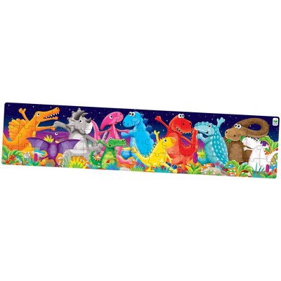 The Learning Journey Long & Tall Puzzle Color Dancing Dinos (50 pieces)