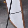 FURNIinspire Full Length Mirrors Floor Standing Wall Mirror, Bedroom Foyer, Clothing Store, Wall Mounted Mirror, Square Light Brown, 16.5"*0.57"*60" - 2 of 4