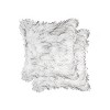 Luxe Belton Faux Fur Pillow | 2-Pack | 18"x18" - 3 of 4