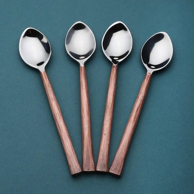Sundance Copper and Stainless Steel Demitasse Spoon Set