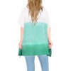 HAPPY BAY Women's Summer Loose Holiday Bathing Suit Cover Ups Vacation Beachwear Oversized Swim Suit for Women 1X-2X Green Tie Dye Design - 2 of 4