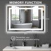 FONTOI Bathroom Mirror Vanity Mirror with Anti Fog Function Dual Source and Modern Design for Bathroom Vanity, White - 2 of 4