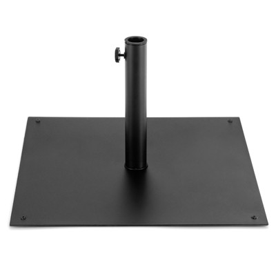 Tangkula 40LBS Outdoor Market Umbrella Base Stand Square Umbrella Holder Black