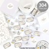 Big Dot of Happiness World Awaits - Travel Themed Party Candy Favor Sticker Kit - 304 Pieces - 2 of 4