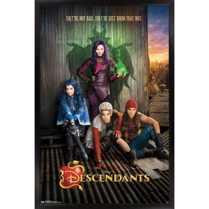 Trends International Disney Descendants - Key Art Framed Wall Poster Prints - 1 of 4