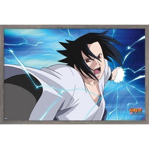 Trends International Naruto Shippuden - Sasuke Framed Wall Poster Prints - 1 of 4