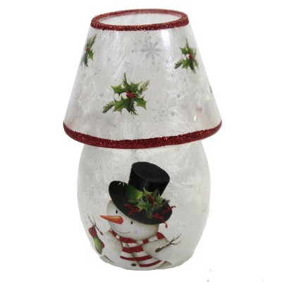 Stony Creek 5.75 In Frosty Friends Pre-Lit Lamp Christmas Snowman Novelty Sculpture Lights